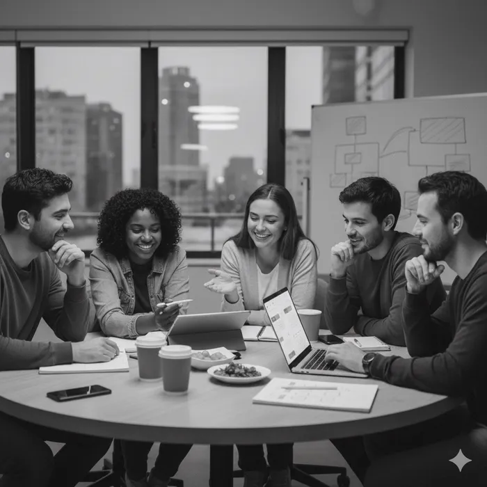 agendo team developing the scheduling software